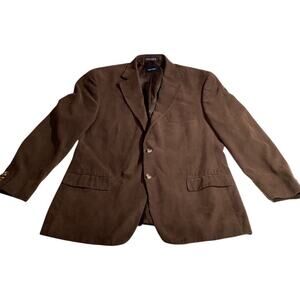 Nautica Men's Brown Blazer Jacket Size 44S Business Casual Formal